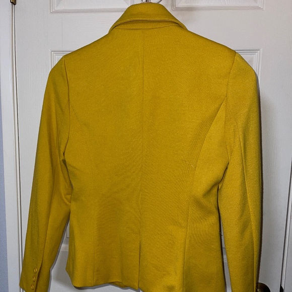 F21 Yellow Blazer Women Size S - Picture 4 of 4